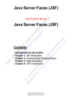 Java Server Faces (JSF) صورة كتاب