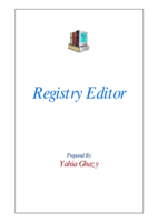 تعلم Registry Editor صورة كتاب