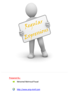 شرح التعابير القياسية  regular expression صورة كتاب