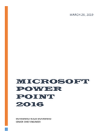 MICROSOFT POWER POINT 2016 صورة كتاب